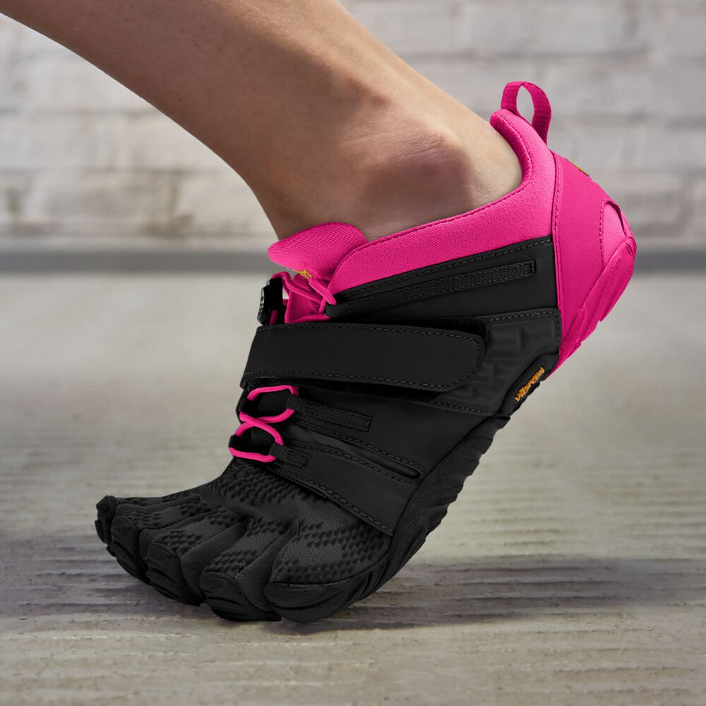 Botas Montaña Mujer Negros/Rosas - FiveFingers V-Train 2.0 - OVPBMA-269